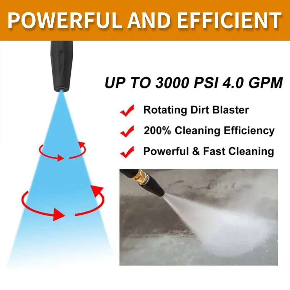 High Pressure Spray Gun Wand Tips | Car Cleaning Jet Washer Lance Nozzle lifestyle view