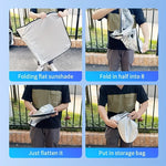 Titanium Silver Car Windshield Sunshade Foldable Parasol UV Protection