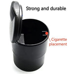 Universal Car LED Ashtray Garbage Coin Storage Cup Container Cigar Ashtray Holder Auto close-up view