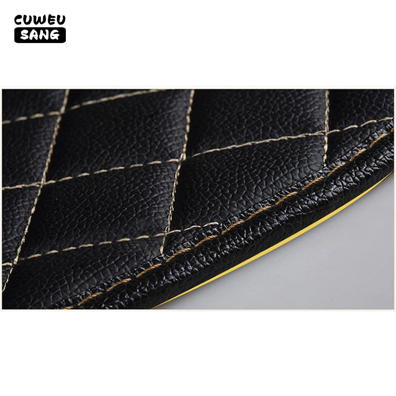 CUWEUSANG Custom Car Floor Mats For Honda Jazz Fit Auto Carpets Foot Coche Accessorie