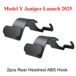 For Tesla Model Y Juniper Launch 2025 Rear Headrest Hook Trunk Organizer Umbrella Bag Hanger Seat Storage Travel Accessories