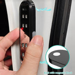 2Pcs Car LED Door Lights RGB Led Wireless Door Warning Lights USB Welcome Door Sill Proj detail view
