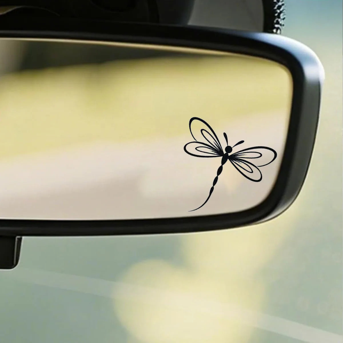 Dragonfly Mirror Stickers, Dragonfly Lovers Car Stickers, Dragonfly Stickers, Sun Visor Mirror Stickers