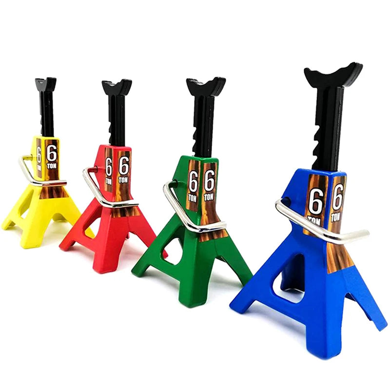 6 Ton Simulation Jack Stands Lift Pair Rack for Remote Toy Car Truck Tire Change Just a model