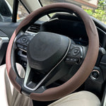 Steering Wheel Cover 36-38cm Universal Non-Slip Leather lifestyle view