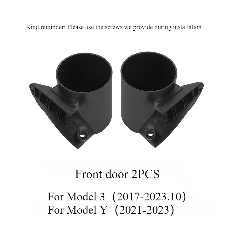 Car Door Cup Holder for Tesla Model 3/Y/3+ | Storage Organizer 2021-2024 alternate view