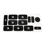 Car Repair Sticker For Fiat Croma Windows Button Stickers Decals Repair Worn Button K alternate view