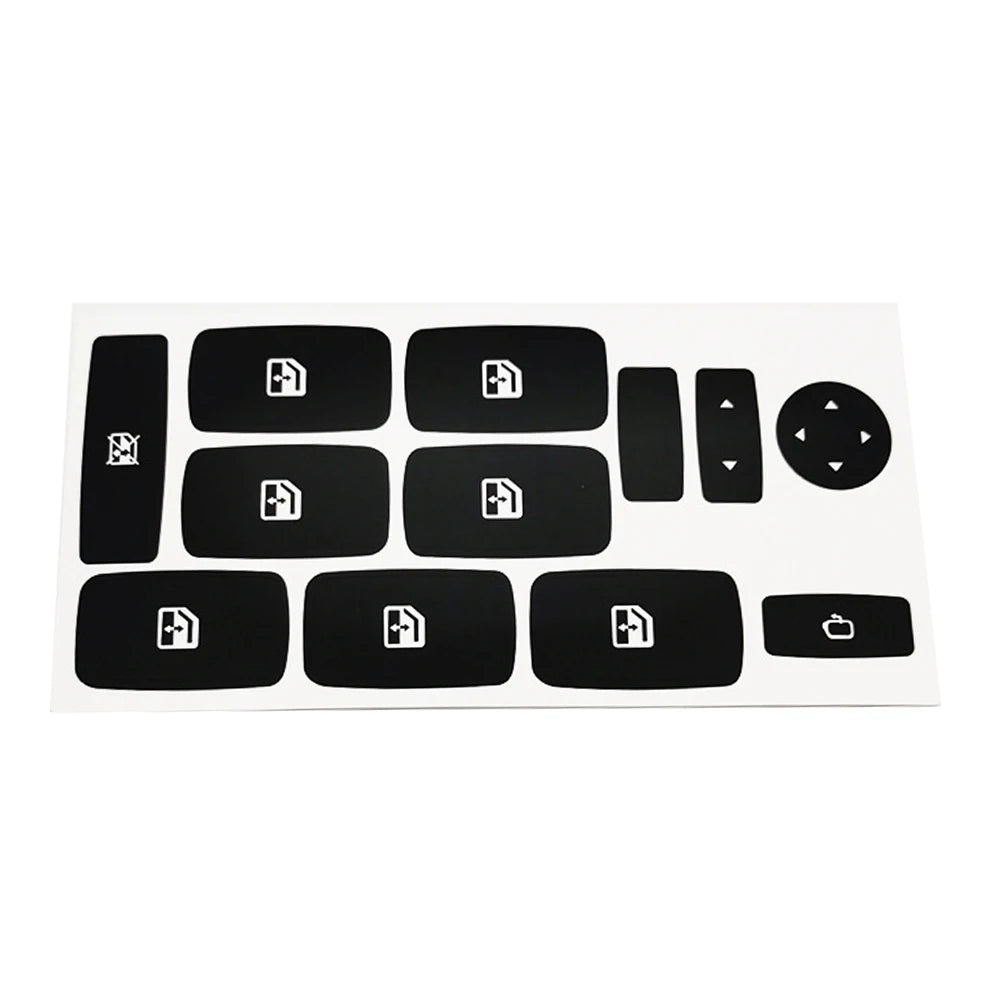 Car Repair Sticker For Fiat Croma Windows Button Stickers Decals Repair Worn Button K alternate view