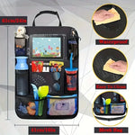 1pc Multifunctional Oxford Cloth Car Seat Storage Bag with Backrest Hanging Storage B lifestyle view
