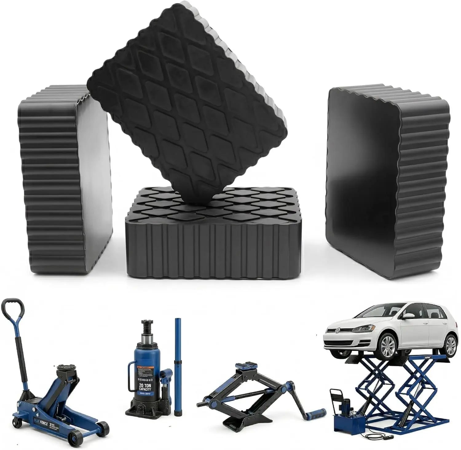 Jack Pad Support Shock-Absorbing Car Lift Rubber Blocker Jack Pad For Car Jacks Lifting Equipment El