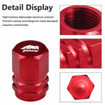 Colored Aluminum Alloy Valve Caps for Suzuki Models | Tire Valve Stem Air Dust Covers detail view