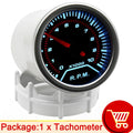 AD 52mm Water Temperature Gauge + 10mm Sensor  Boost Gauge Bar Psi Vacuum Oil Temp Press Voltmeter Tachometer RPM Car Gauge Pods