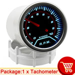 52mm Car Gauge Set Water Temp Boost Oil Pressure Voltmeter Tachometer | Universal 12V lifestyle view