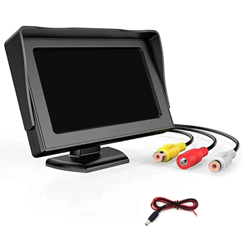 4.3 Inch Universal Car Monitor High-Definition Reversing Image Display Easy to Install close-up view