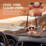 Cute Monkey Swing Car Hanging Ornament | Rearview Mirror Pendant