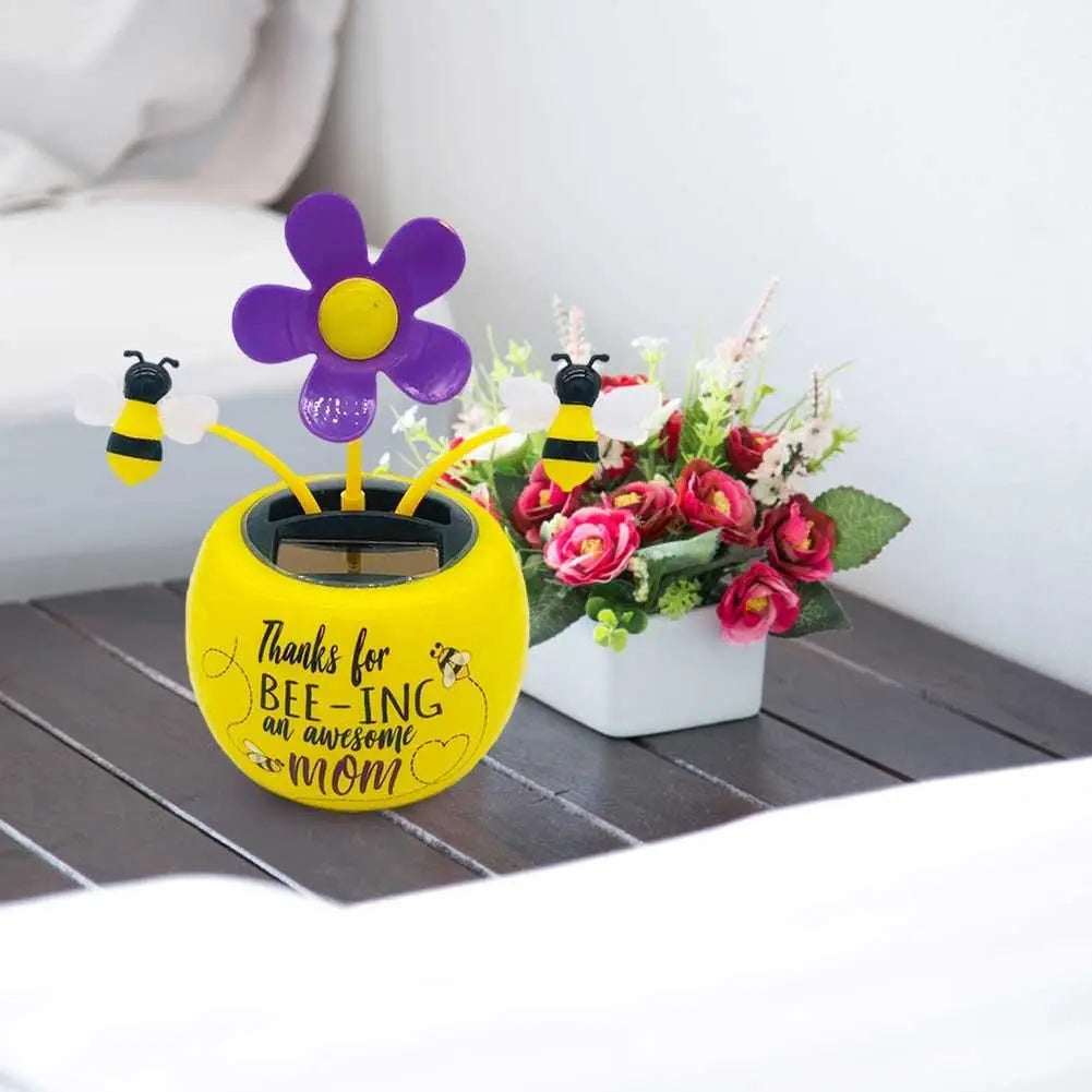Car Decoration Swinging  Solar Power  Car Gadgets Car Dashboard Ornaments Flower Swinging Solar Powered Dancing Flower
