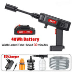 Newest Portable Cordless High Pressure Car Wash Washer Gun Foam Generator Water Gun for Home Garden Car Cleaning Accessories