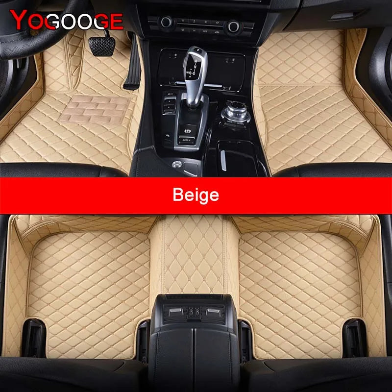 YOGOOGE Custom Car Floor Mats For Nissan Qashqai Auto Carpets Foot Coche Accessorie