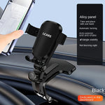 Lcars Car Dashboard Phone Holder, 360-Degree Adjustable Car Phone Mount with Anti-Slip Silicone Clip [Multi-Angle Stability] Suitable for All Smartphones