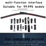 Car Windshield Wiper Blades | Universal Soft Double Layer Rubber Frameless Bracketless close-up view
