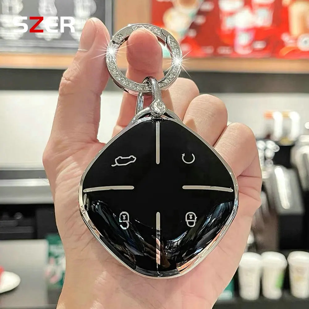 Fashion TPU Full Cover Car Remote Key Cover Shell Protective Case for Chery Jetour DA alternate view