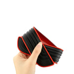 4pcs Rubber Car Door Sill Scuff Covers Black Door Panel Guards Protector Trim Anti-sc alternate view