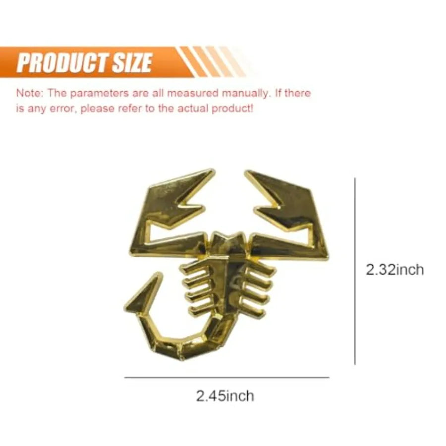 3D Scorpion Emblem Badge | Metal Car Sticker Decal for Truck SUV alternate view