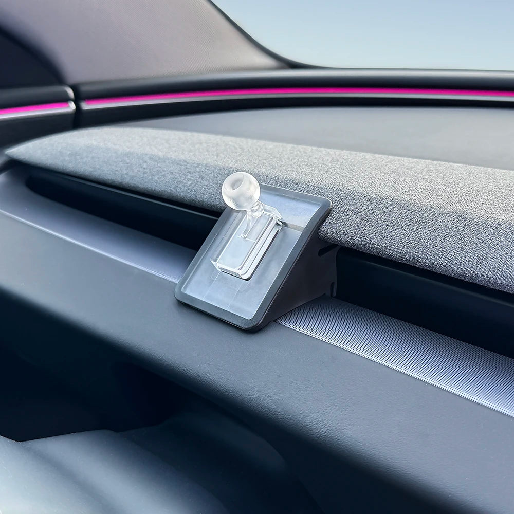 Car Cell Phone Holder Gravity Mount Bracket Air Vent Clip Snap-in For Tesla Model Y Juni detail view