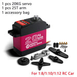 Waterproof Metal Gear Digital Servo For 1/8 1/10 Scale RC Baja Cars detail view