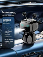 Creative Car Smart Aromatherapy Diffuser | Robot-shaped Air Freshener with Long-lasti alternate view
