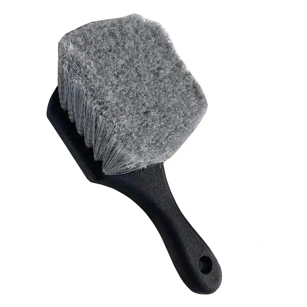 Car Wheel Cleaning Brush Detail Brush Short Handle Tire Rim Washing Brush Vehicles additional angle