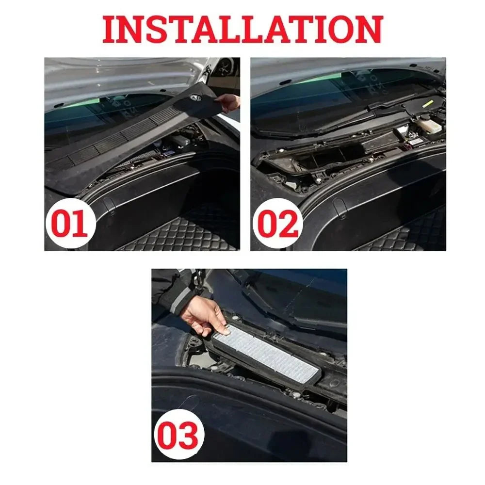 Yubao Car Air Conditioning Inlet Filter Replacement for Tesla Model 3 2017-2020 lifestyle view