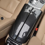 For BMW 5 Series GT F07 528 535i Carbon Fiber Car Styling Center Console Lid Armrest Box Trim Protective Cover Auto Accessories