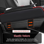 Center Console Organizer with Cup Holder Car Armrest Storage Box Armrest Heightening Cushion Pad for Car Interior Auto Accessory