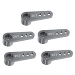 Metal 25T Extended Servo Arm Steering Horn 3 Hole For 1/10 RC Crawler close-up view