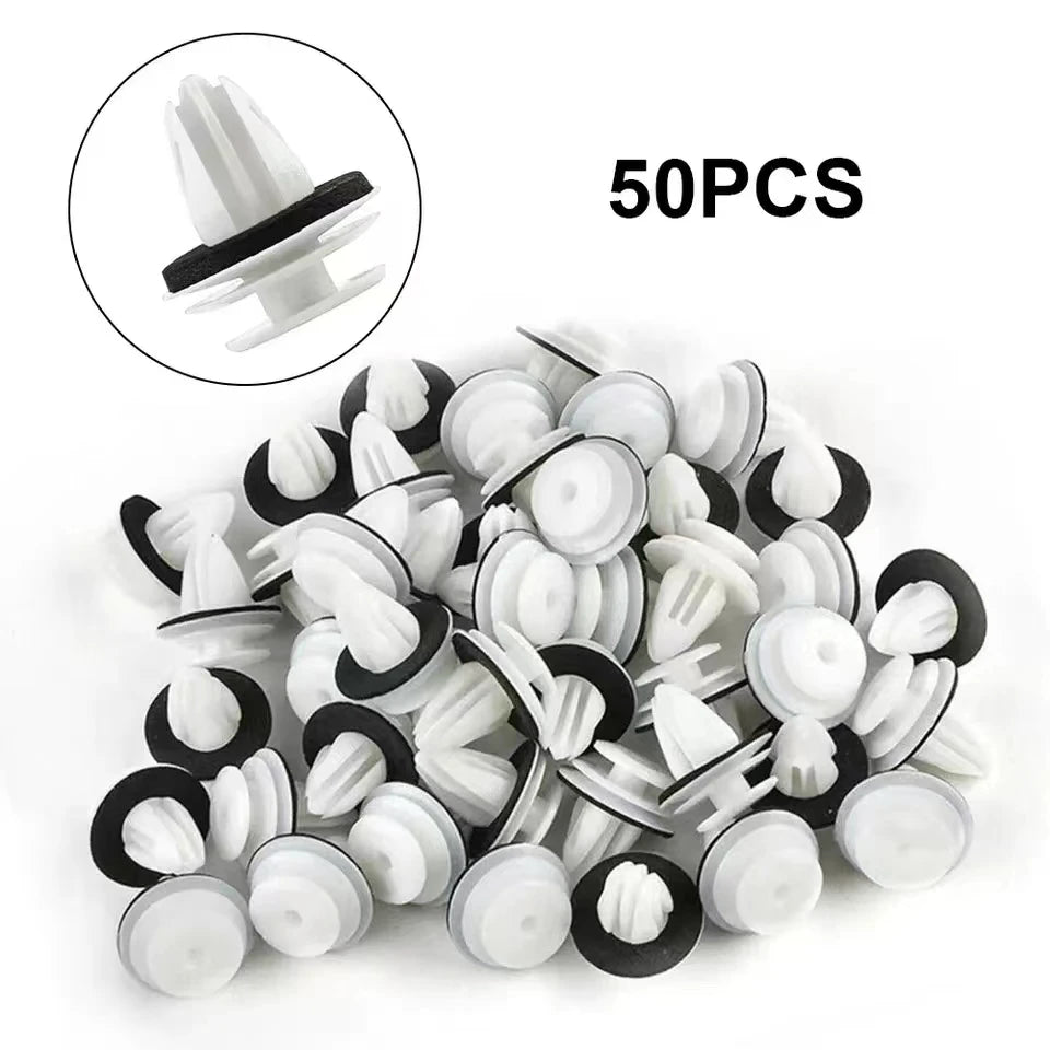 50Pcs Auto Bumper Mudguard Automotive Fastener Clip Car General Accessories Car Interior Door Panel