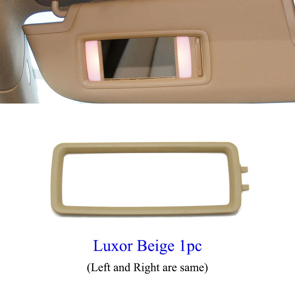 Car Inner Left Right Sun Visor Mirror Holder Outer Panel Makeup Cosmetic Cover  For Porsche Panamera 970 2010-2016 970731031AY1