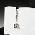 metal Car Mirror Rearview Pendant Auto Interior Decor Pendants Aluminum Wheel With Sh lifestyle view