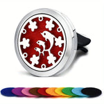 Car Diffusers, 1 PC car air vent diffuser clip (does not include fragrance chemicals) with 10 PCS pads，car AC vent interior