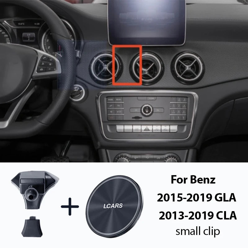 Magnetic Car Phone Mount Holder Anti Shake Base Fit For Mercedes Benz GLA 2015-2019 & CL detail view