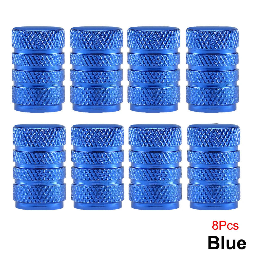 Aluminum Tire Valve Caps | Dustproof Universal Stem Covers for Cars, Bikes, Trucks, additional angle