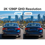 KAWA Dash Cam D5 2K Voice Control 24H Parking Guard 360° Rotation WiFi APP Monitor WDR G-Sensor Emergency Recording Supercapacitor Easy Install Car DVR