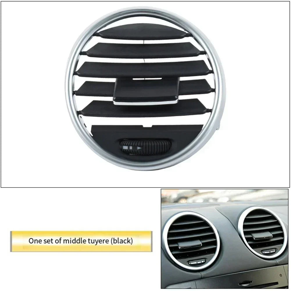 Car Central Dashboard AC Vent Grille Panel Cover For Benz W164 ML350 GL350 For GLEGLS Air Conditioning Outlet Grille Accessories