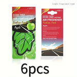 Natural Scented Tea Paper Car Air Freshener | Leaf Shape Hanging Vanilla Perfume lifestyle view