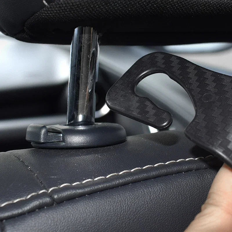 Universal Car Seat Headrest Hook | Auto Back Seat Storage Organizer Hanger lifestyle view