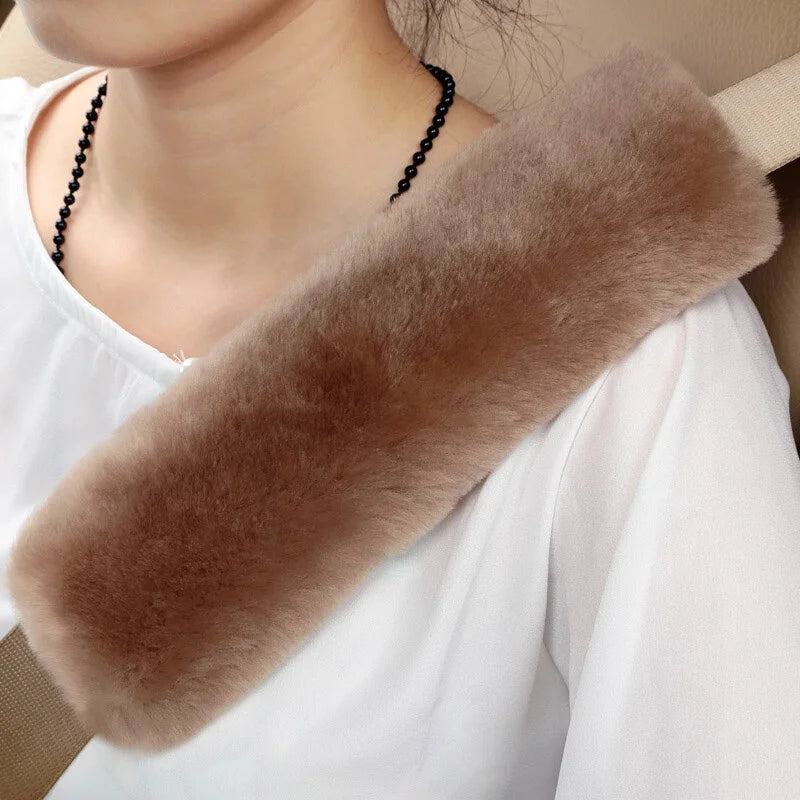 Car Seat Belt Cover Shoulder Warmer Pad