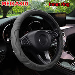 1 Artificial Lamb Skin Sense Three-dimensional Styling Sports Car Steering Wheel Cover F detail view