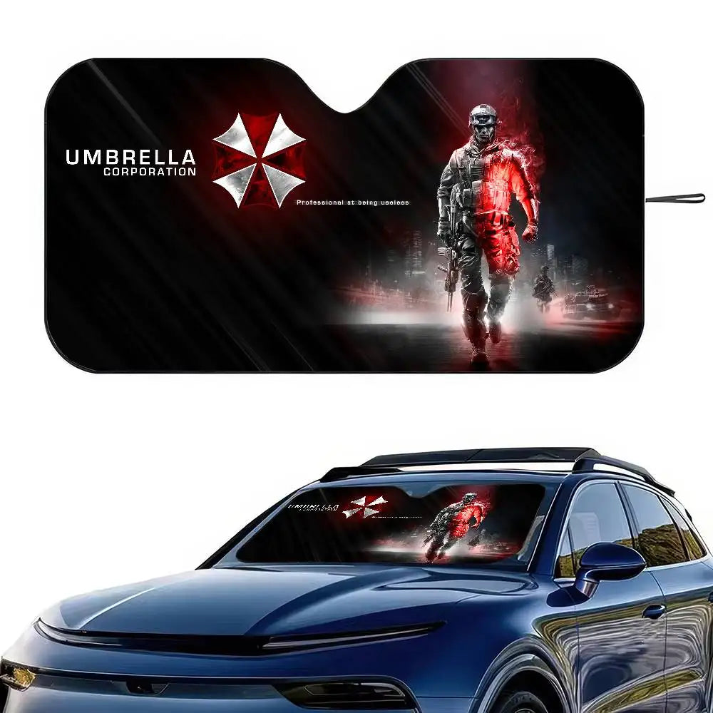 Classic Movies Resident Evil Windshield Sunshade | Car Sun Visor for UV Protection an alternate view