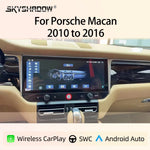 Car Radio for Porsche Macan 2010-2016 | Wireless CarPlay Android Auto 12.3" IPS 4G LTE GPS