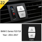 Car Interior Front Reading Lampshade, Lamp Decoration Frame For BMW 5 Series F10 F1 additional angle